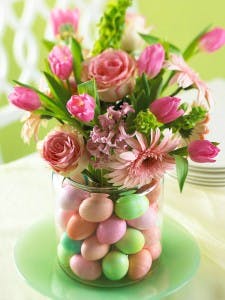 easter egg vase