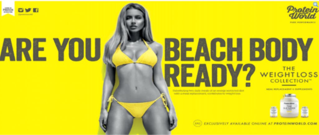cinsiyetçi protein dünyası reklamı