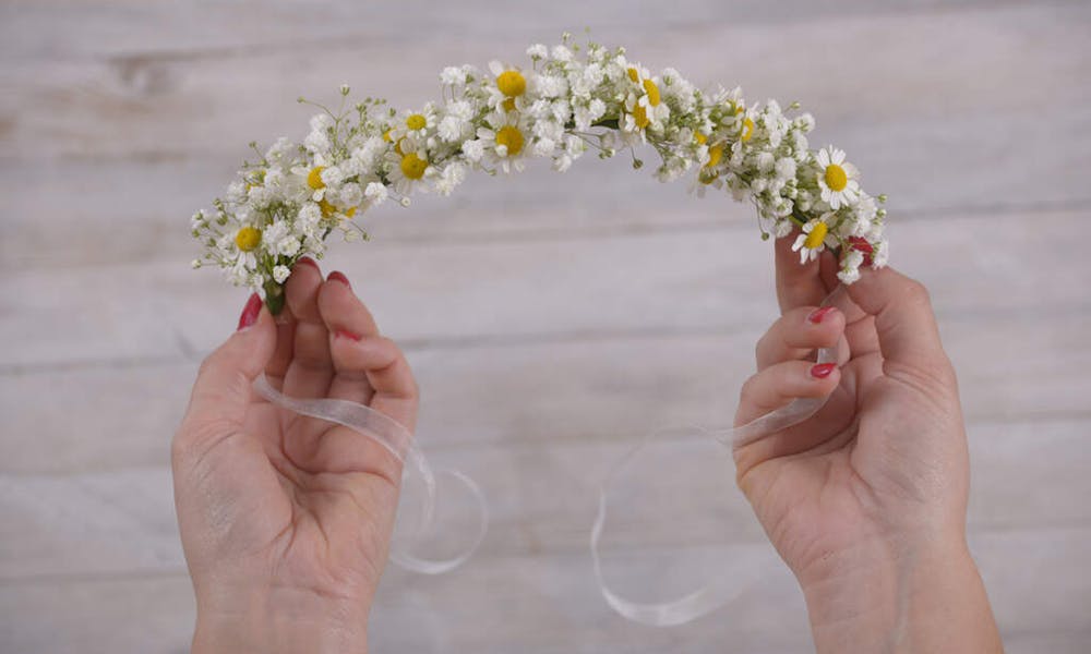 DIY z Kwiatami: Baner z Girlandą dla Dzieci