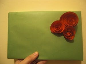 Christmas Paper Rose