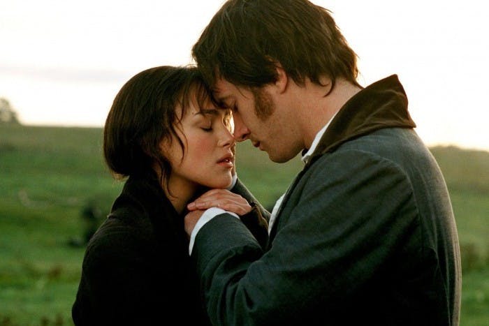 COPPIE ORGOGLIO E PREGIUDIZIO LIZZIE MR DARCY