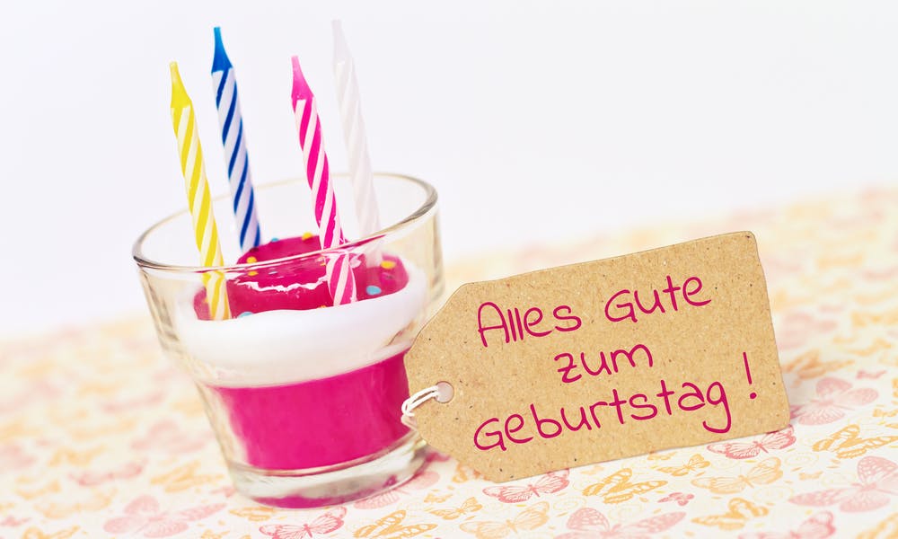 Come augurare buon compleanno in tedesco