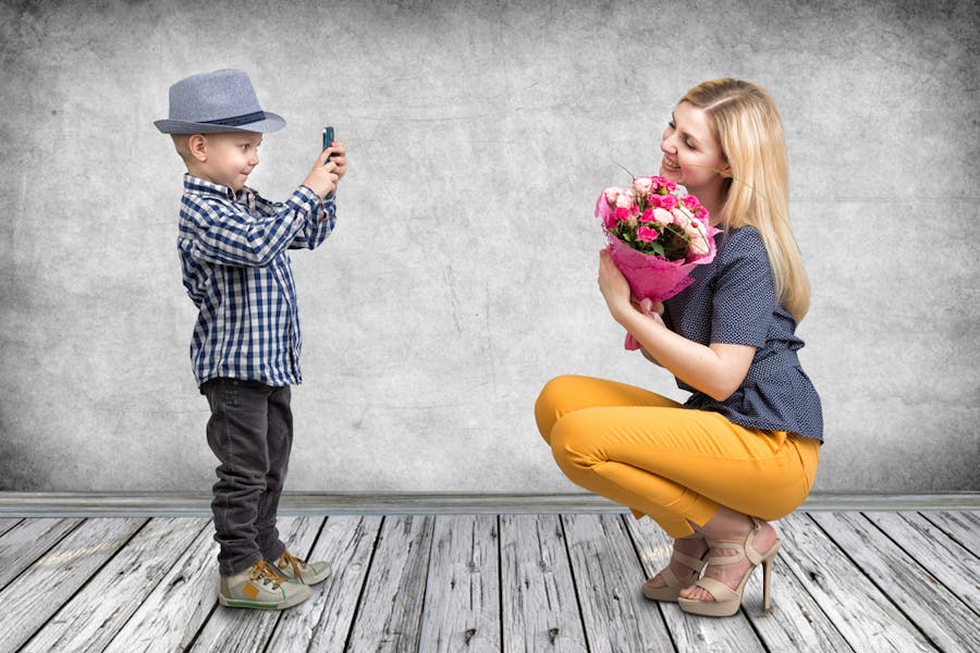 Augurare buon compleanno alla propria mamma