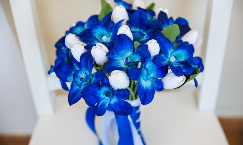 Fiori blu – 5 idee per il bouquet da sposa