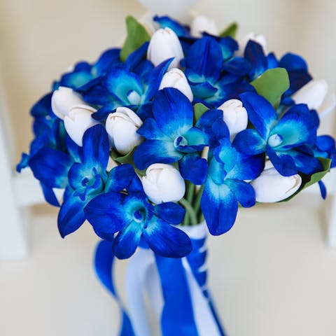 Fiori blu – 5 idee per il bouquet da sposa