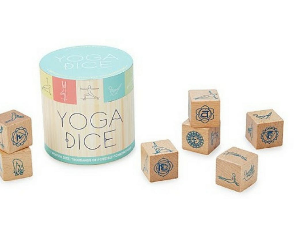 Regali per Mamme - dadi yoga - yoga - idea regalo- mamma