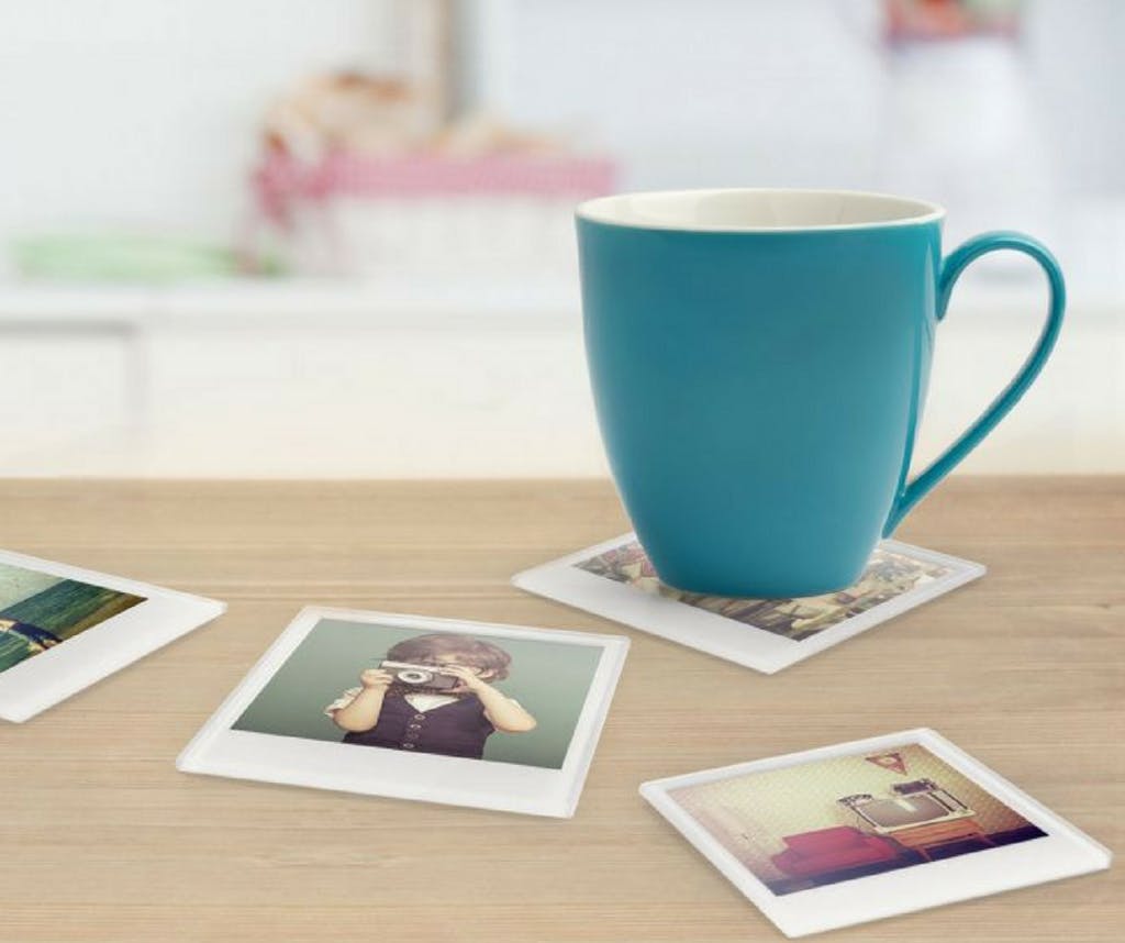 Regali per Mamme -sottobicchieri foto - sottobicchieri personalizzati - sottobicchieri polaroid