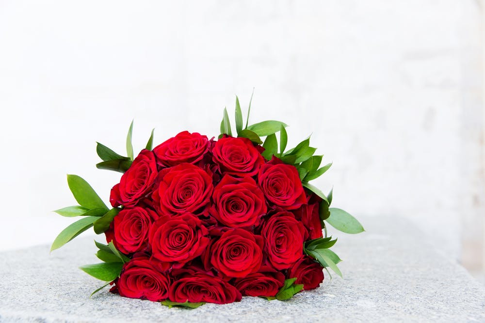 bouquet de roses rouges