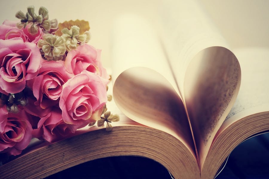 4 livres portant le nom de fleurs