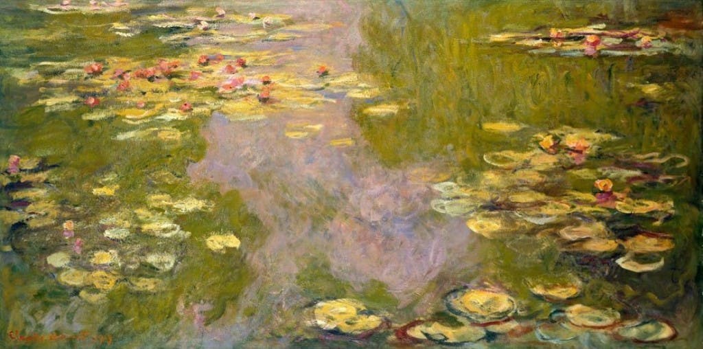 best flower paintings monet