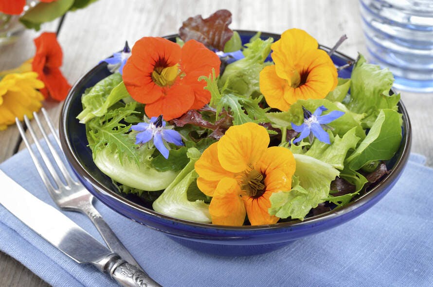 ooking with flowers 