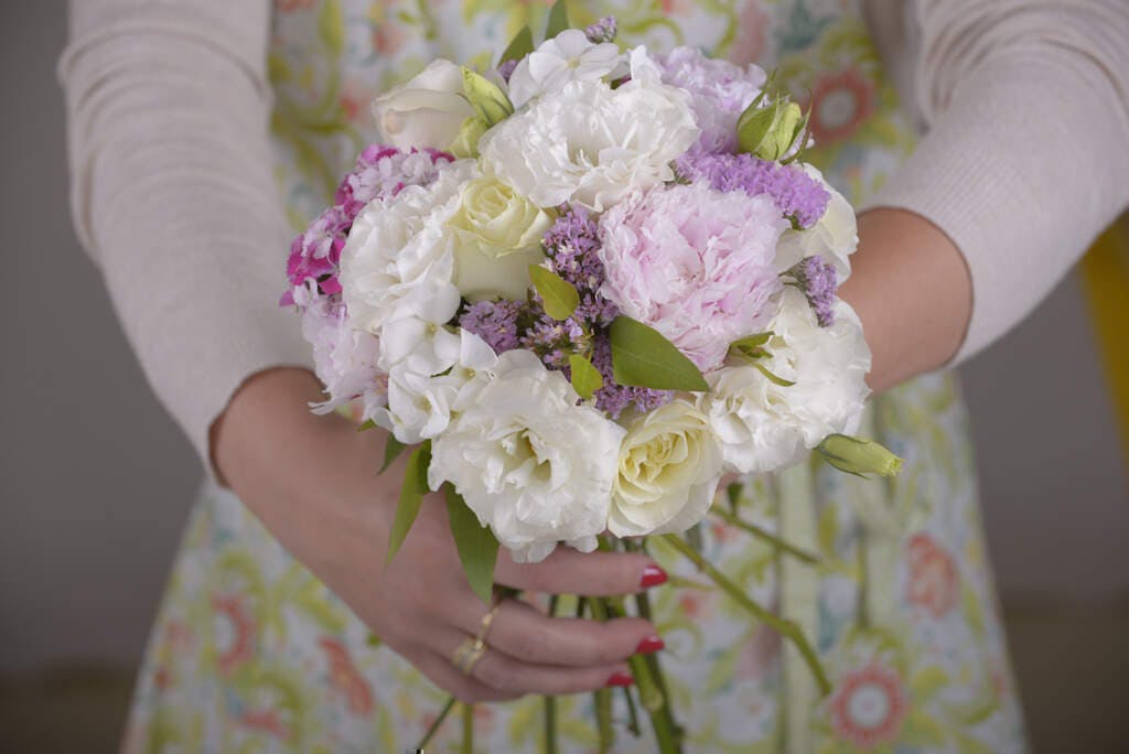 DIY bridal bouquet