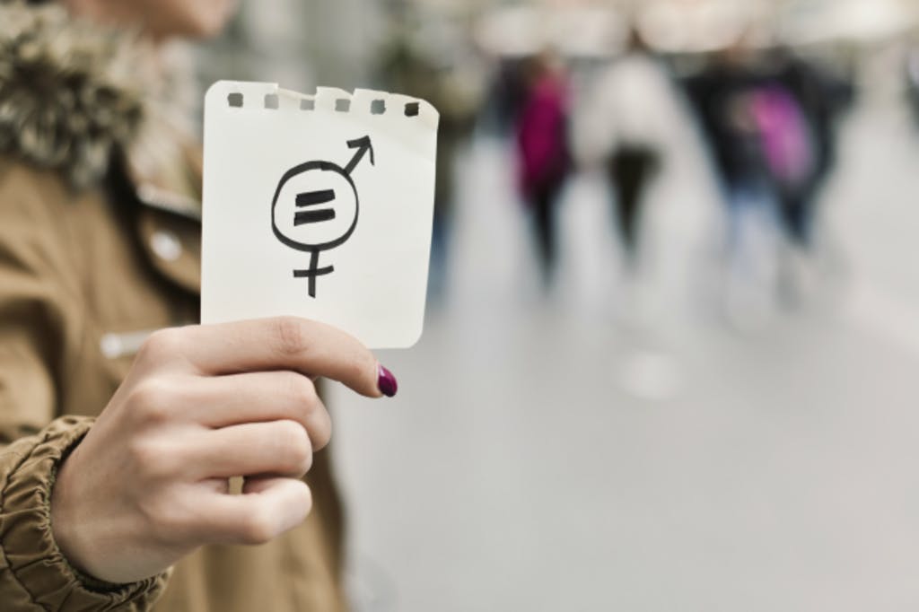 protesta igualdad hombre mujer