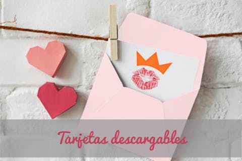 Tarjetas descargables gratis para San Valentín