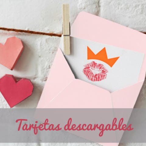 Tarjetas descargables gratis para San Valentín