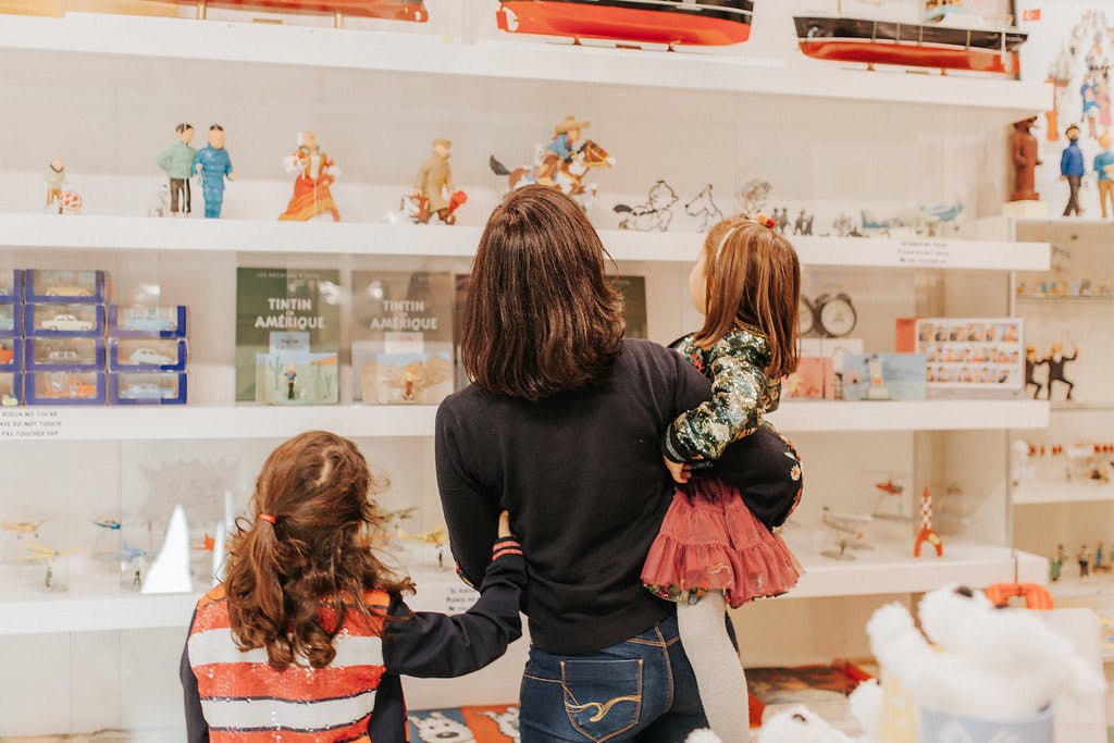 Beatriz Millán y sus hijas