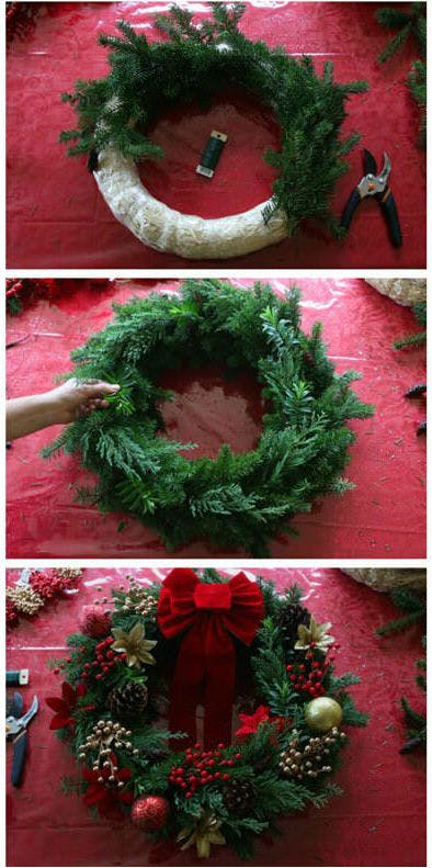 7 coronas de Navidad DIY para tu puerta