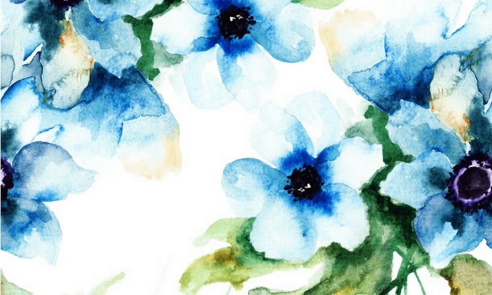 ¿Cuál es el significado de las flores azules?