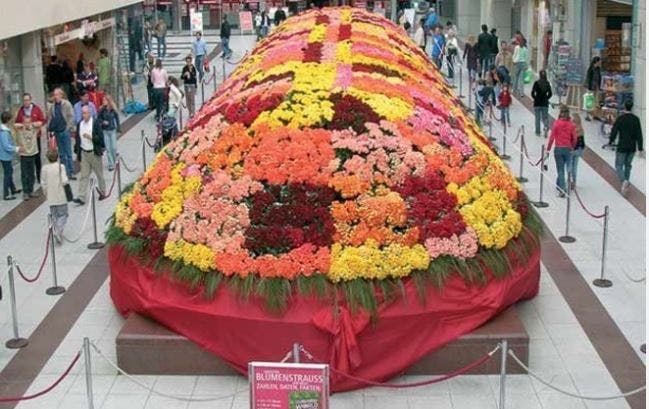 alfombra floral