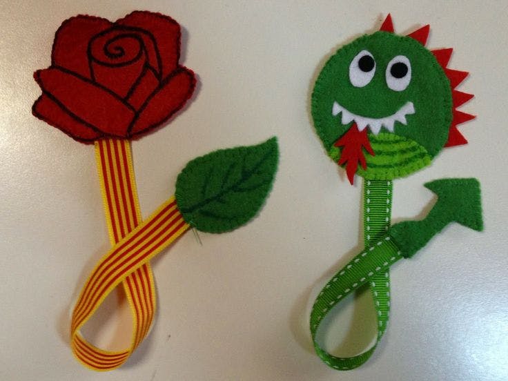 Manualidades de Sant Jordi