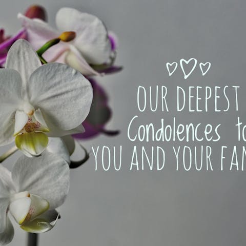 Messages de condoléances pour votre bien-aimé défunt :