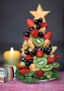 Arbre de Noël en fruits