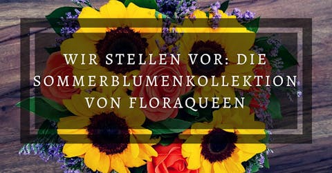 Wir stellen vor: die Sommerblumenkollektion von FloraQueen