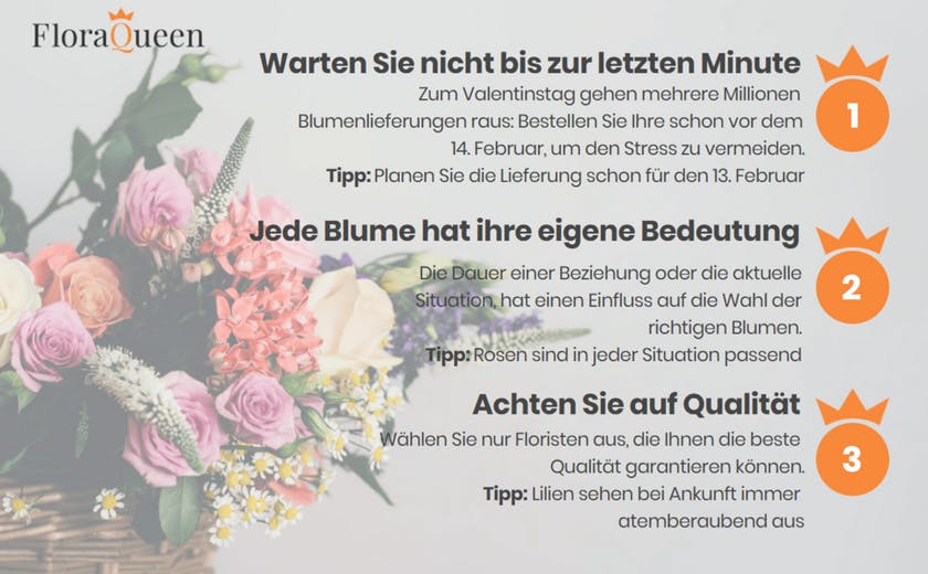 Alles was Sie über die Bestellung von Valentinstags-Blumen wissen müssen