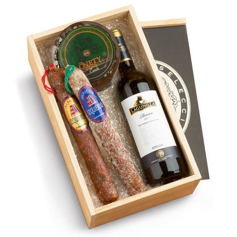 Wein und Chorizo Geschenkset