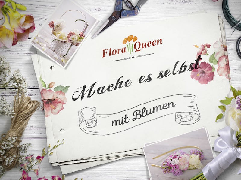 Mache es selbst mit Blumen- kostenloses E-Book