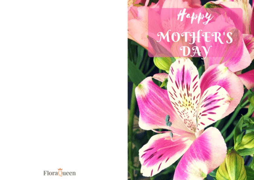 Flower Mother's Day card