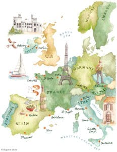 map of europe