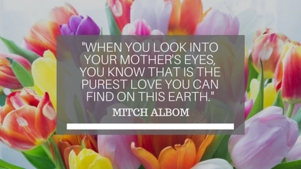 Mitch Albom mother quote