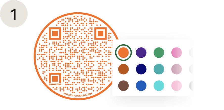 Colorful QR code