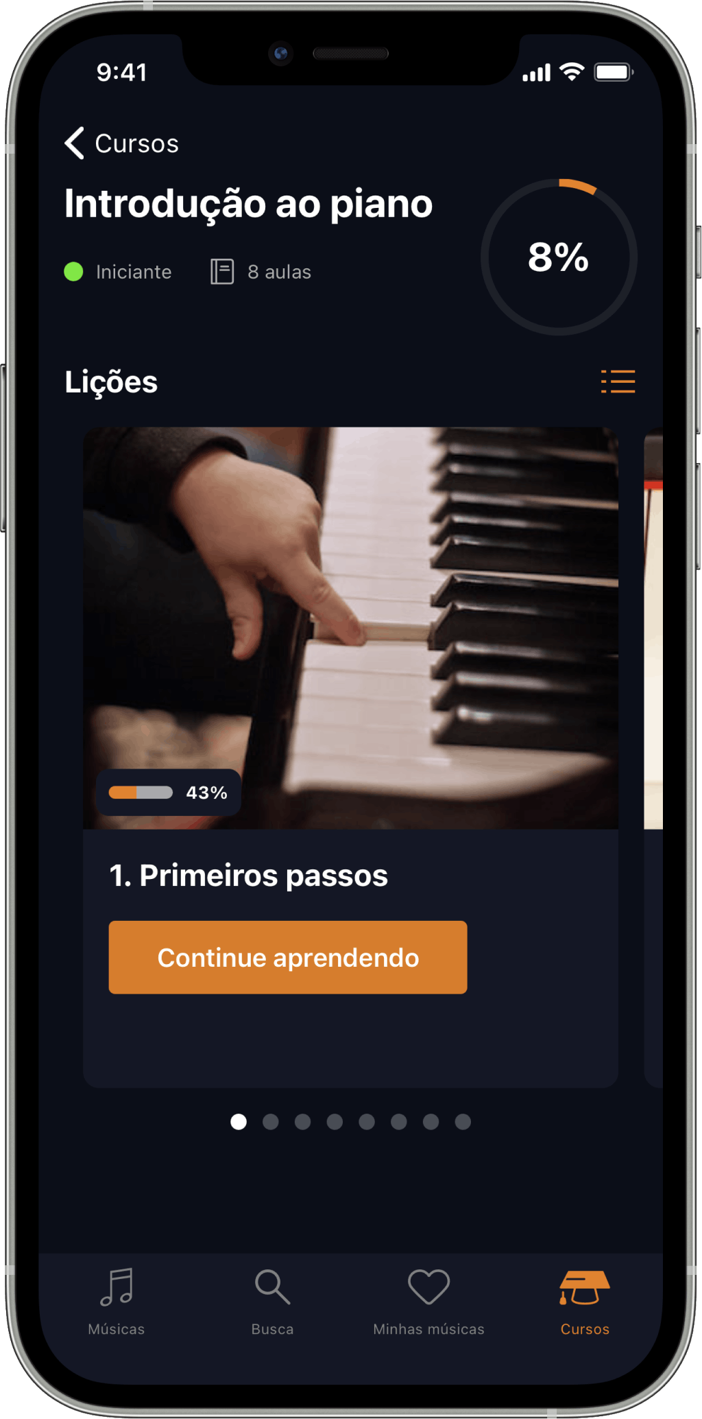 Aprenda piano com músicas que você ama