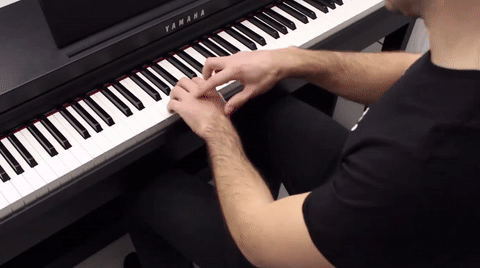 how to play hold the line on piano
