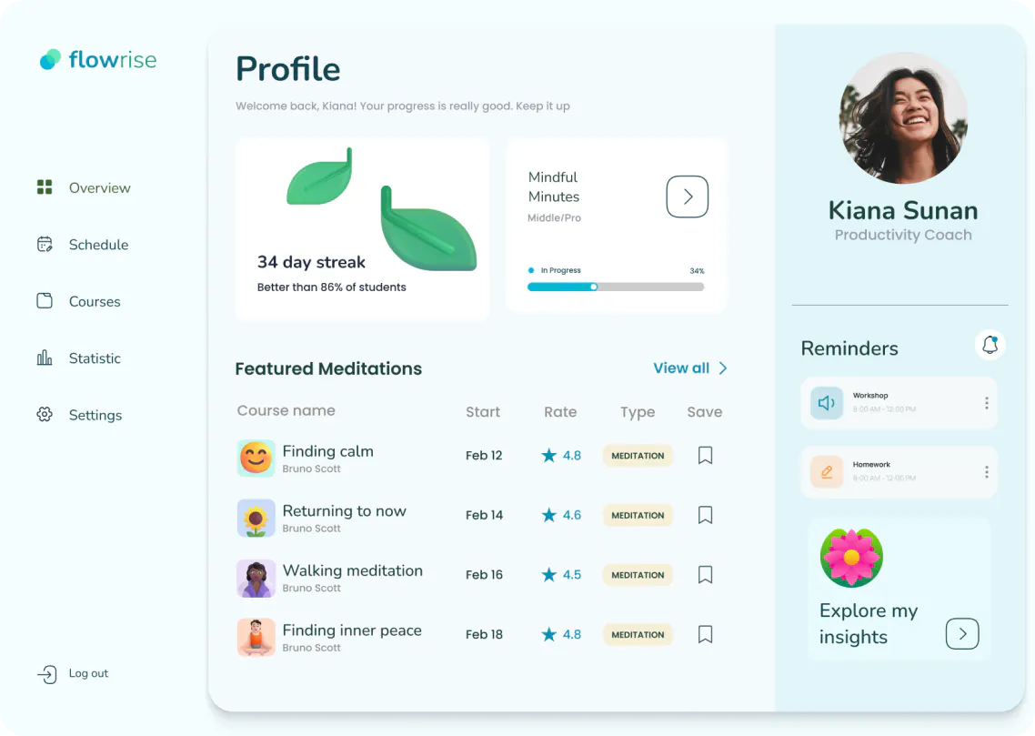 Flowrise app image