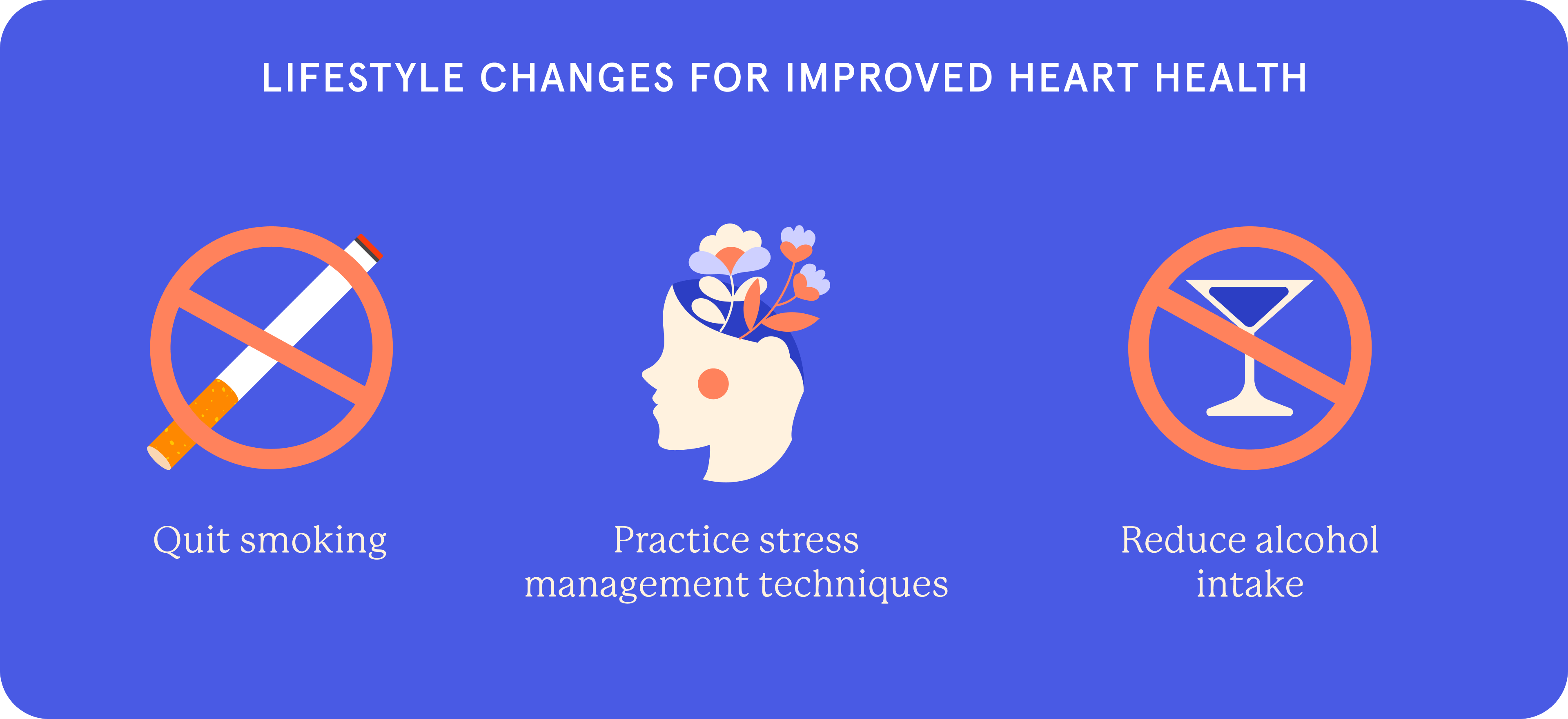 Lifestyle changes for improved heart health