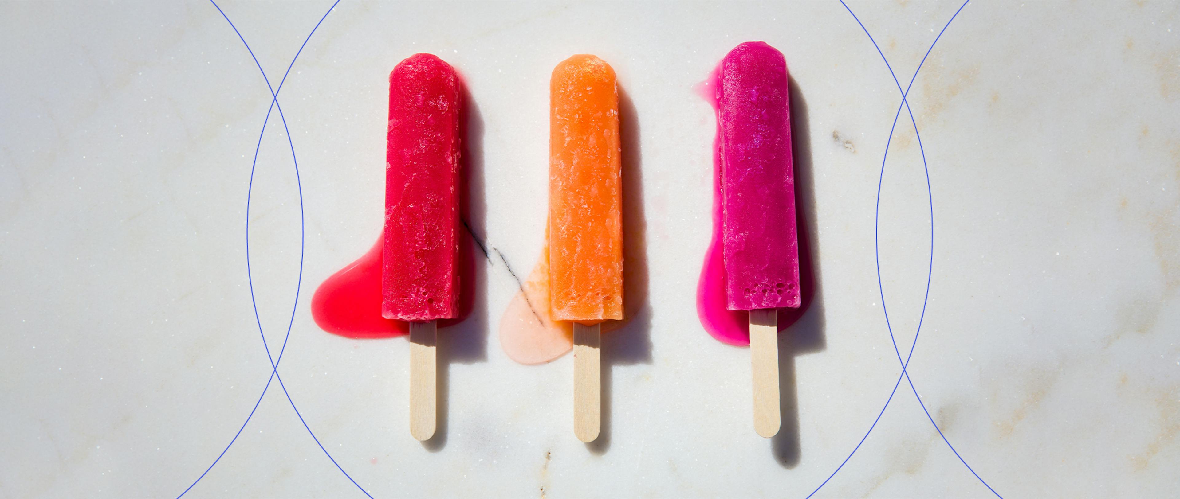 Image of popsicle melting