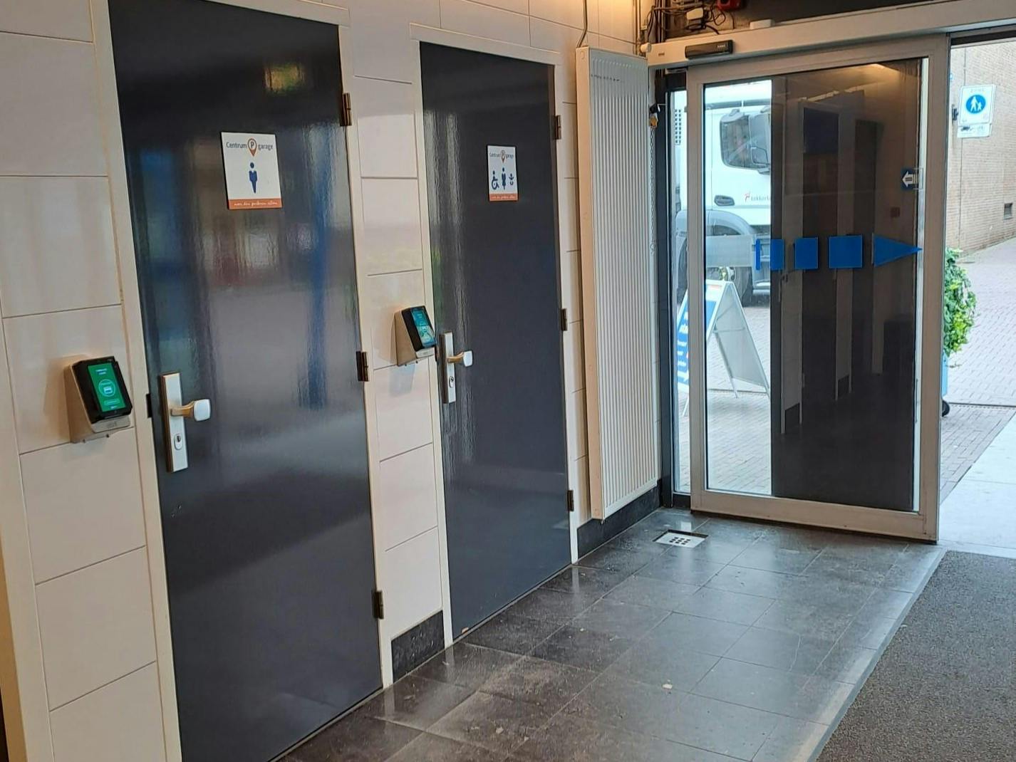 Toiletten in Centrumgarage in Deventer