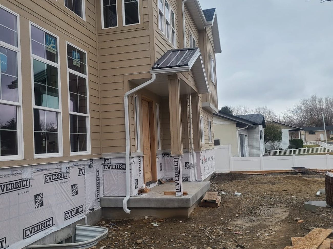 Siding project almost complete