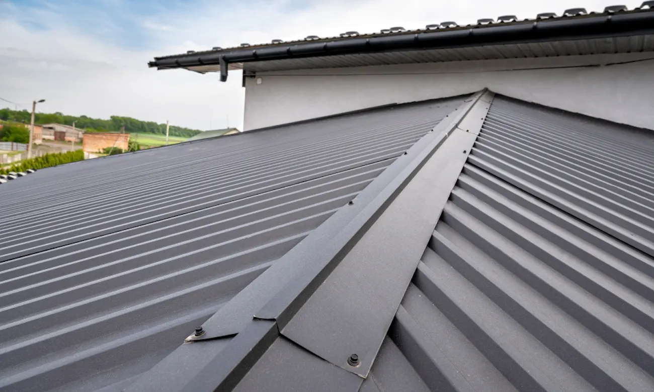 metal roofing work