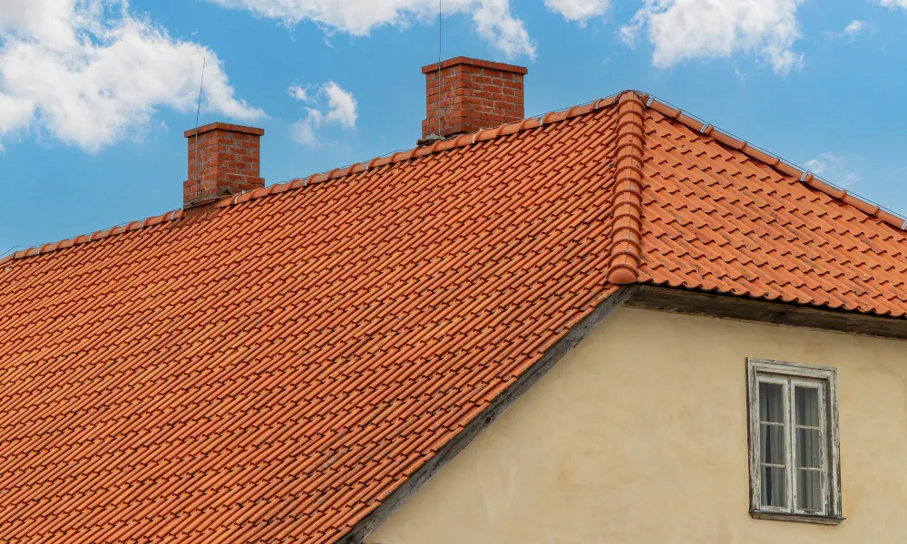 tile roofing work