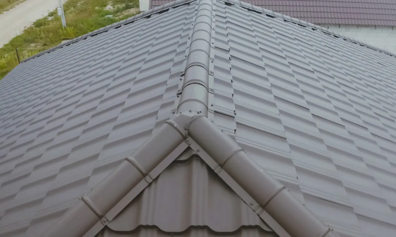 Metal roof repair completed