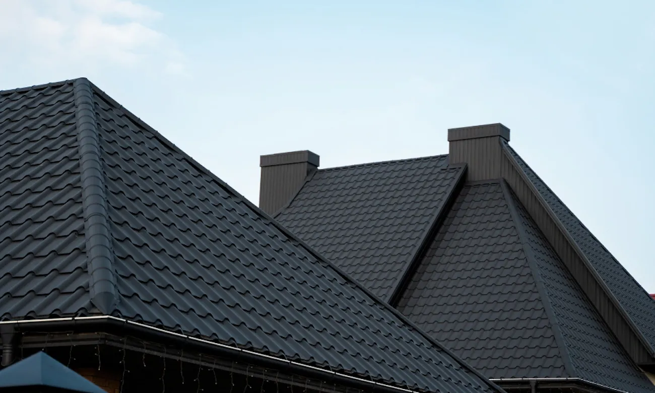 Metal roof replacement works