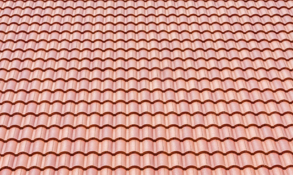Tile roof replacement on home