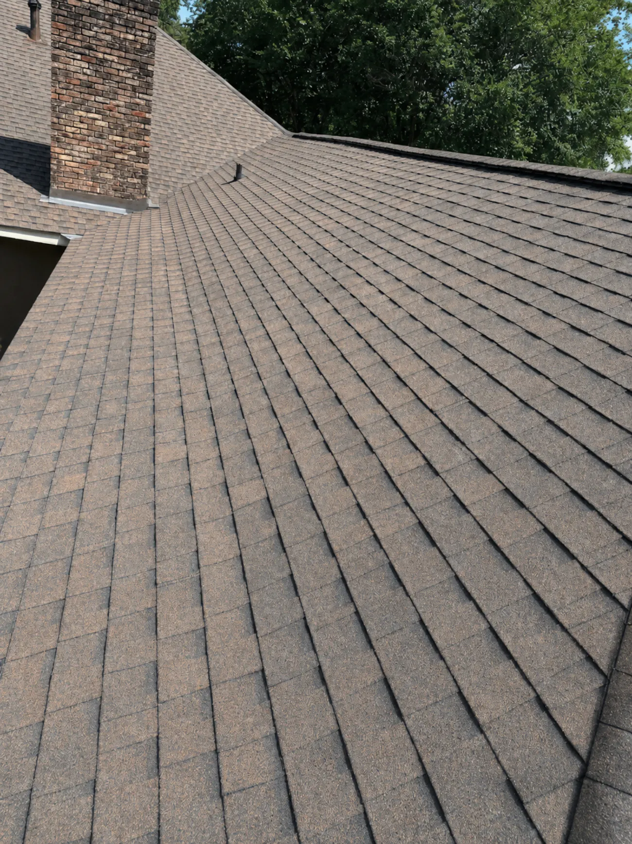 New shingle repair completed