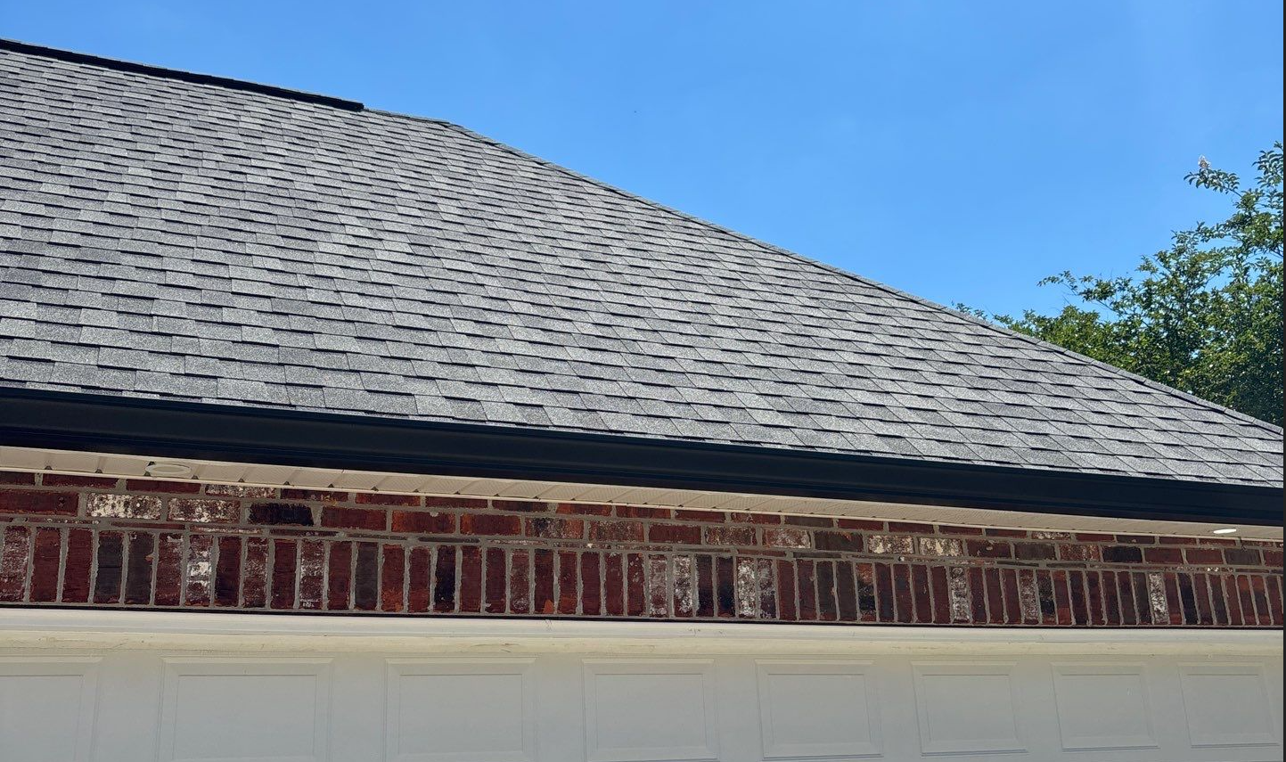 New gutters with a roof replacement