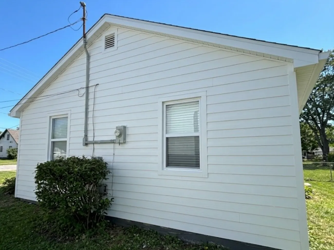 Siding replacement on a home