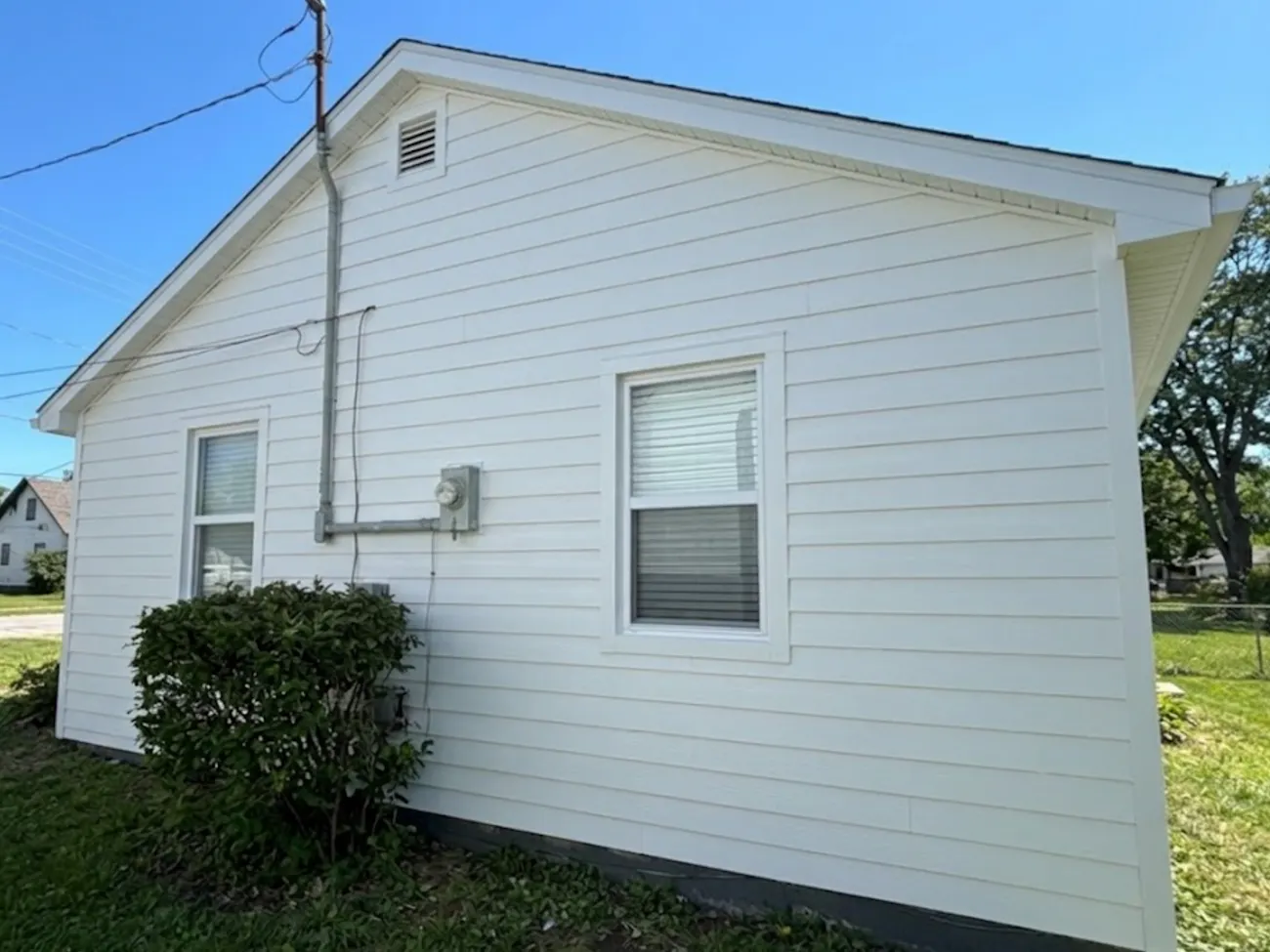 Siding replacement on a home